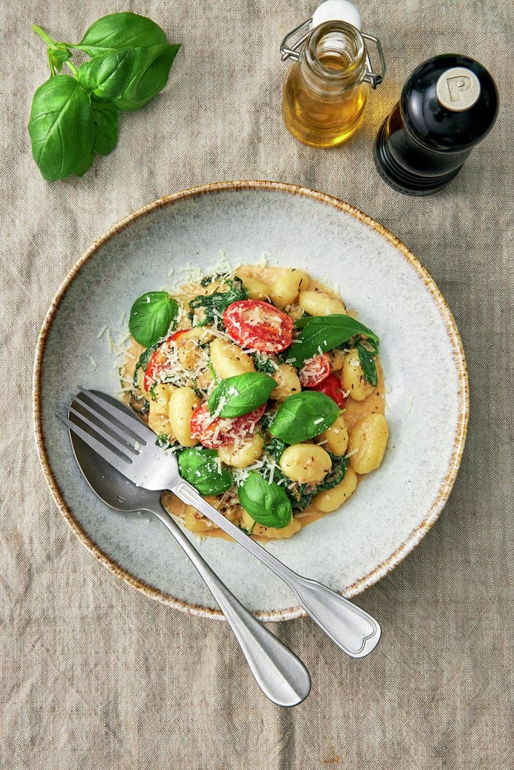 Toskansk gnocchi med spinat