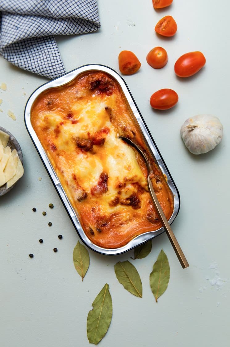 Ovnklar lasagne bolognese