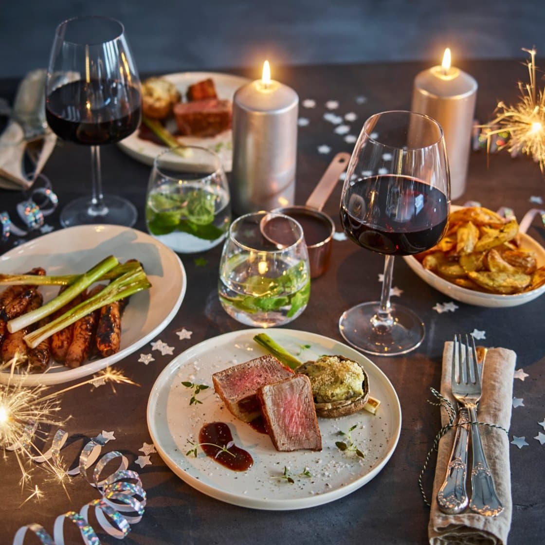 Tournedos med fyldte portobelleosvfampe